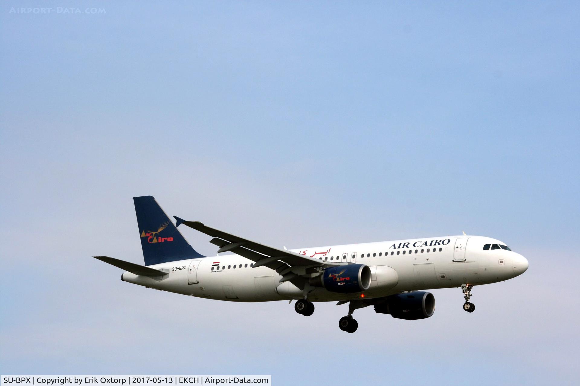 SU-BPX, 2007 Airbus A320-214 C/N 3323, SU-BPX landing rw 22L