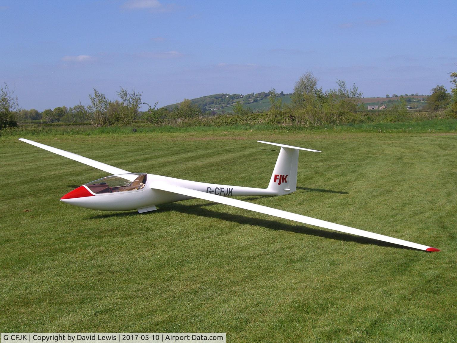 G-CFJK, 1983 Centrair C101A Pegase C/N 101A-070, Centrair Pegasus at the South Wales Gliding Club, Usk.