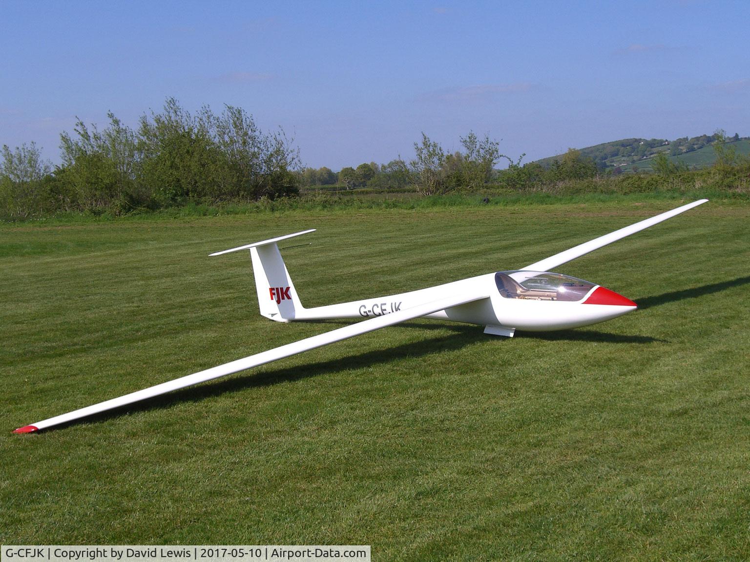 G-CFJK, 1983 Centrair C101A Pegase C/N 101A-070, Centrair Pegasus at the South Wales Gliding Club, Usk.