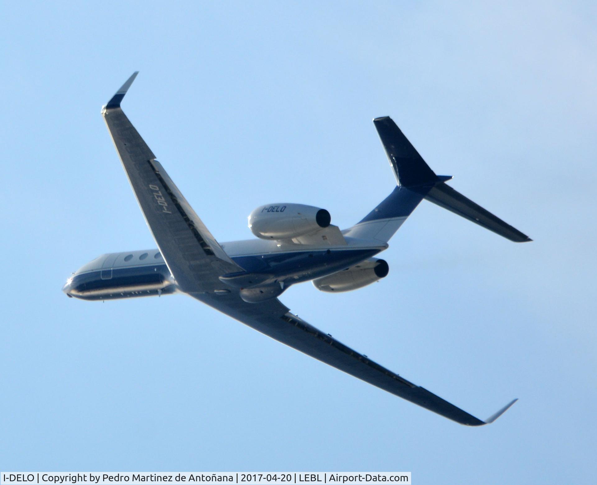 I-DELO, 2015 Gulfstream Aerospace GV-SP (G550) C/N 5518, El Prat  -  Barcelona  -  España
