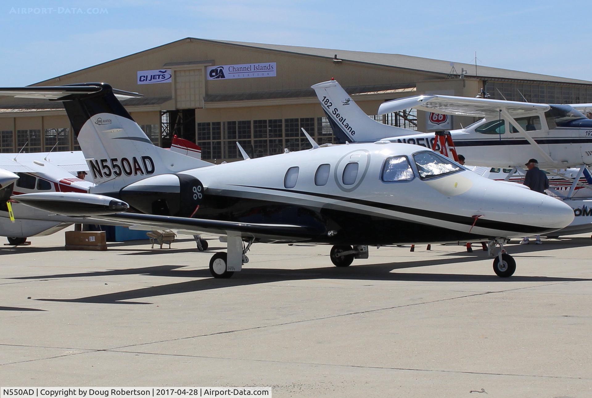N550AD, 2008 Eclipse Aviation Corp EA500 C/N 000263, 2008 Eclipse EA-500, 2 P&W610F 900 lb ft flat rated each with FADEC, at AOPA FLY-IN