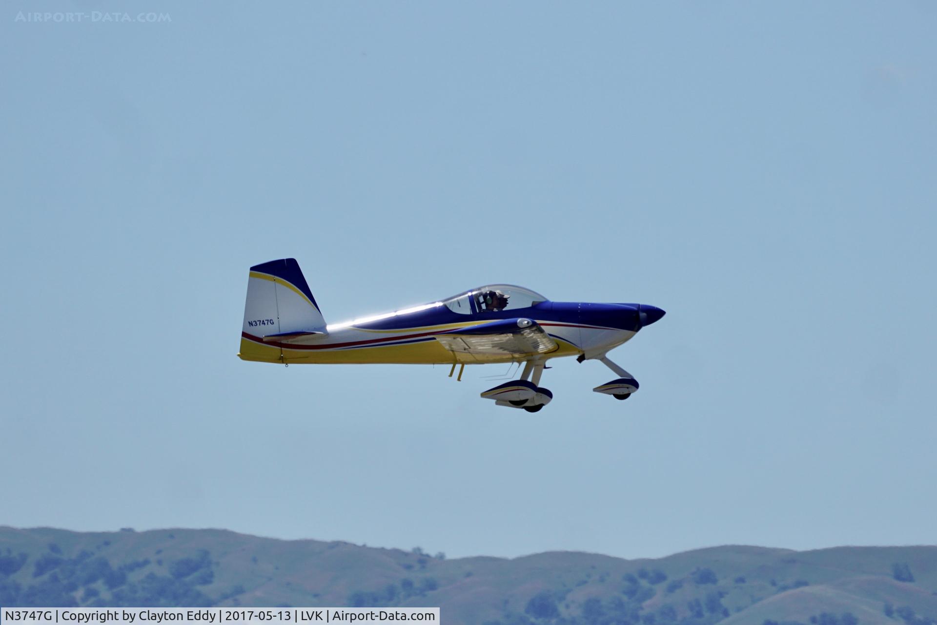 N3747G, Vans RV-7A C/N 72036, Livermore Airport California 2017.