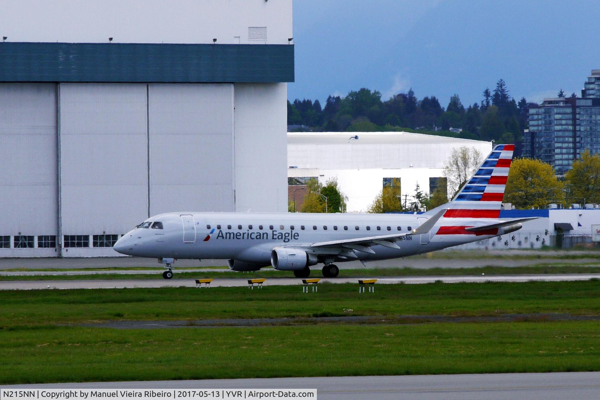 N215NN, 2015 Embraer 175LR (ERJ-170-200LR) C/N 17000511, Compass 6063 to LAX