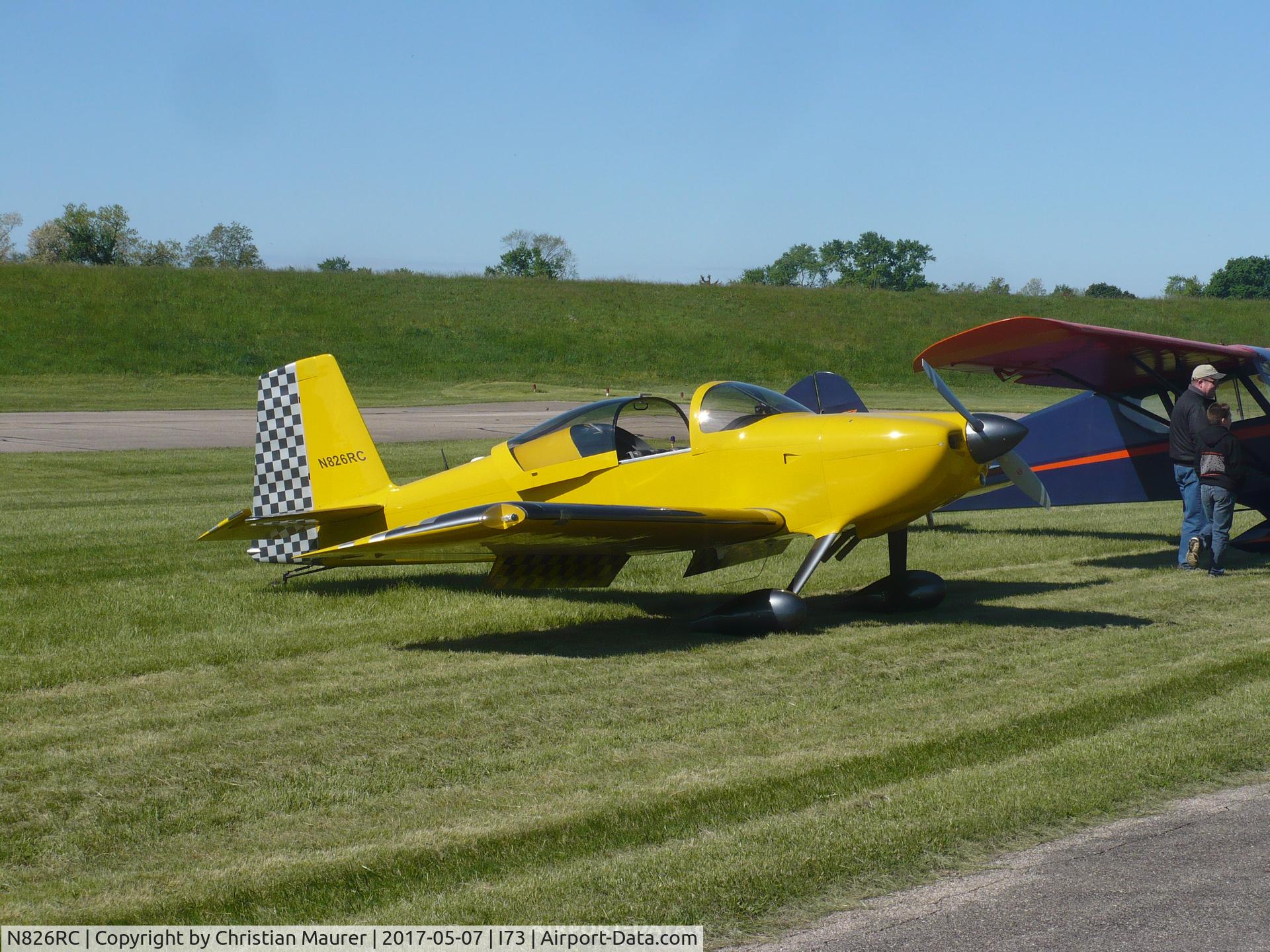 N826RC, 2008 Vans RV-7 C/N 72503, Vans RV-7