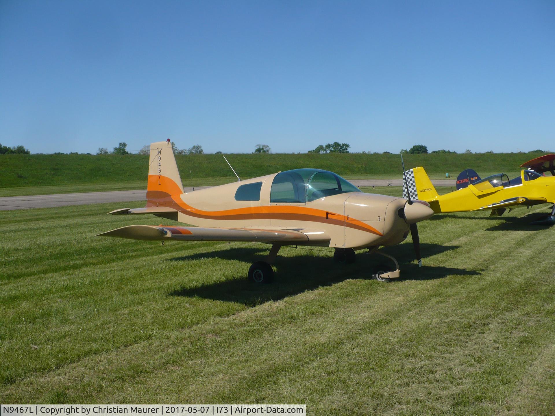 N9467L, 1971 American Aviation AA-1A Trainer C/N AA1A-0267, Grumman AA-1A