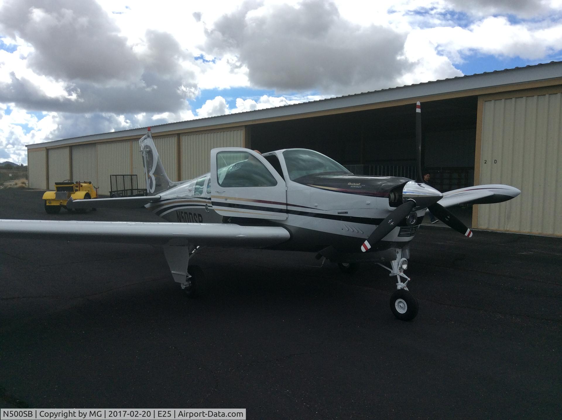N500SB, 1973 Beech A36 Bonanza 36 C/N E-482, Just out of Paint