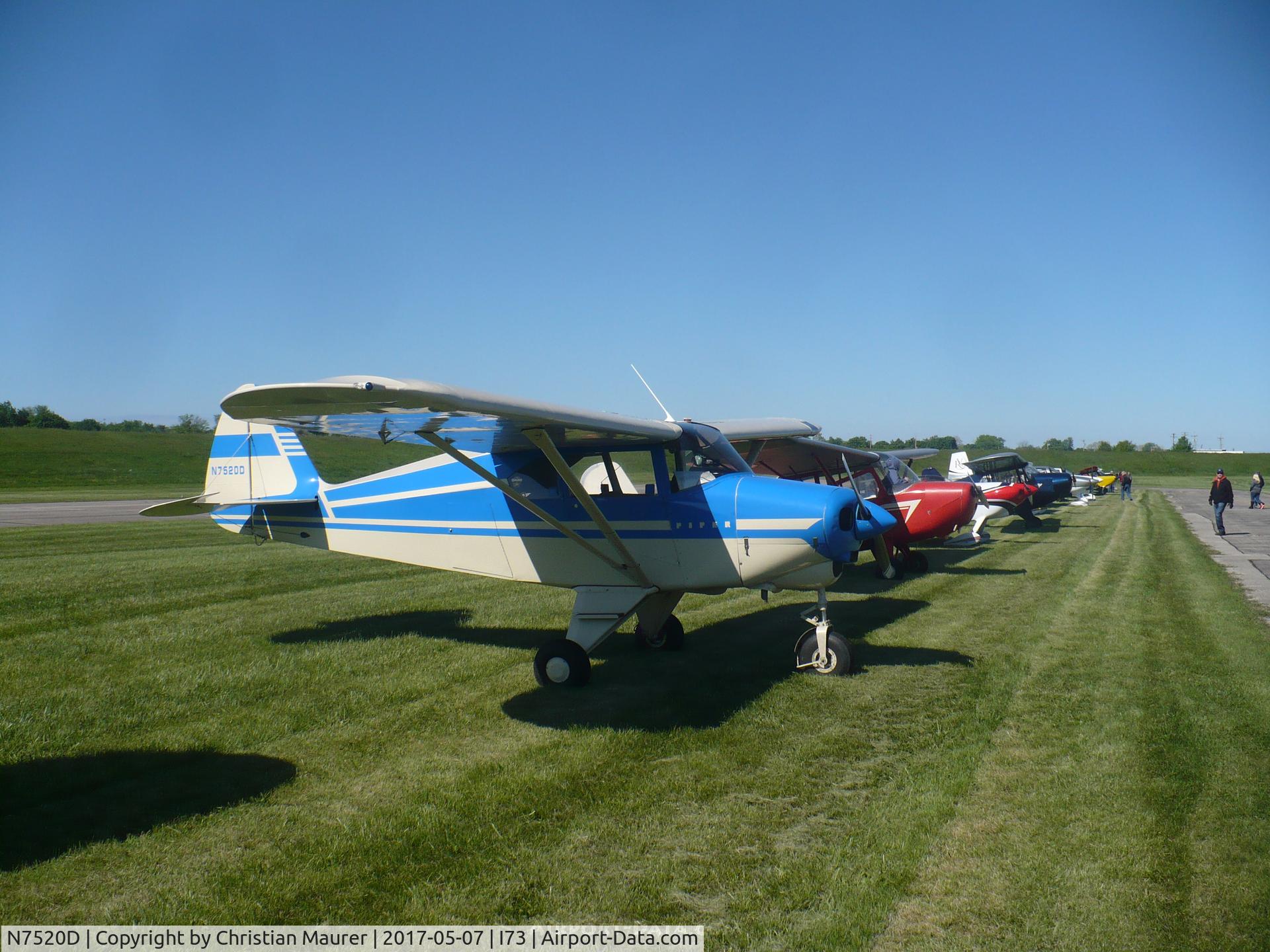 N7520D, 1957 Piper PA-22-150 C/N 22-5248, Piper Tri Pacer 150