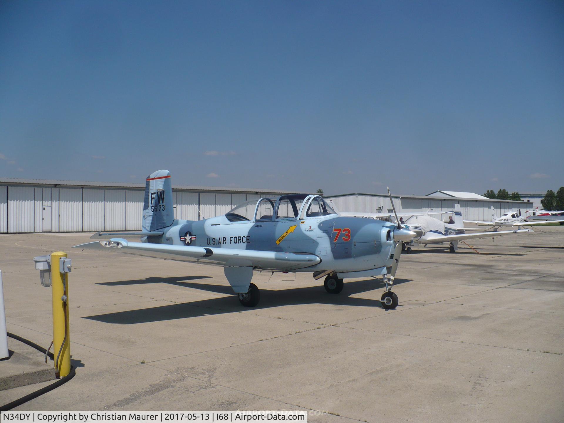 N34DY, 1956 Beech A45 C/N G-730, Beech A45