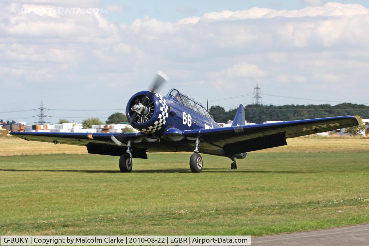 G-BUKY, 1952 Canadian Car & Foundry T-6H Harvard Mk.4M C/N CCF4-464, Canadian Car & Foundry T-6H Harvard at Breighton Airfield's Summer Madness and All Comers Fly-In. August 22nd 2010.