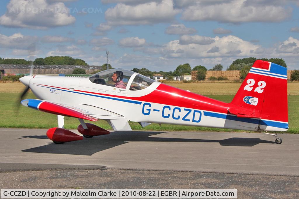 G-CCZD, 2004 Vans RV-7 C/N PFA 323-14087, Vans RV-7 at Breighton Airfield's Summer Madness and All Comers Fly-In. August 22nd 2010.