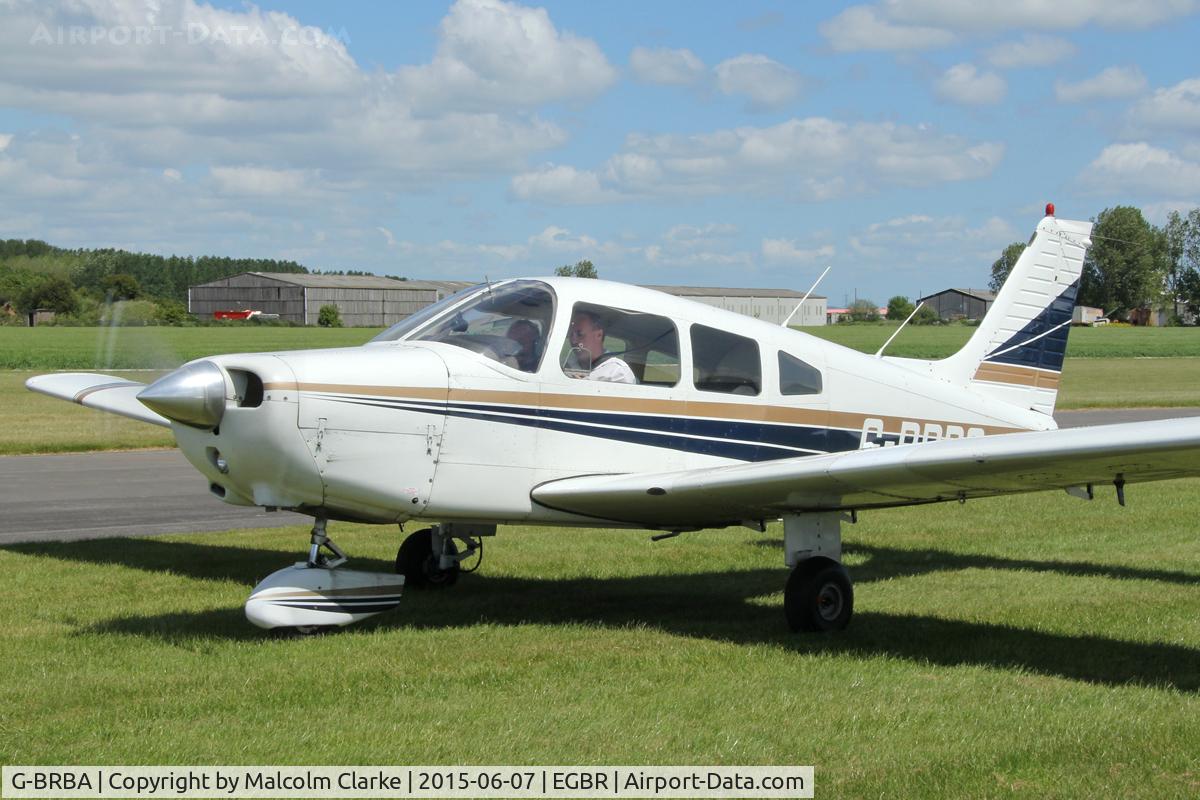G-BRBA, 1979 Piper PA-28-161 Cherokee Warrior II C/N 28-7916109, Piper PA-28-161 Cherokee Warrior II at Breighton Airfield's Radial Fly-In. June 7th 2015.