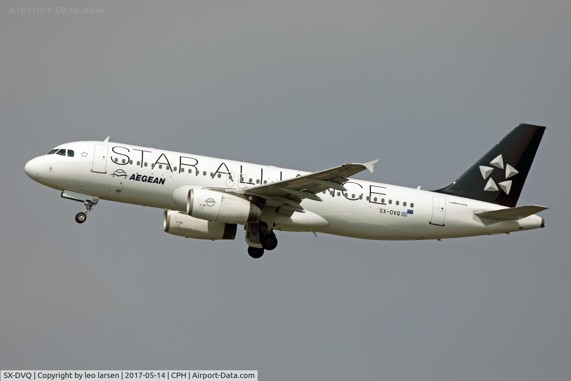 SX-DVQ, 2008 Airbus A320-232 C/N 3526, Copenhagen 14.5.2017