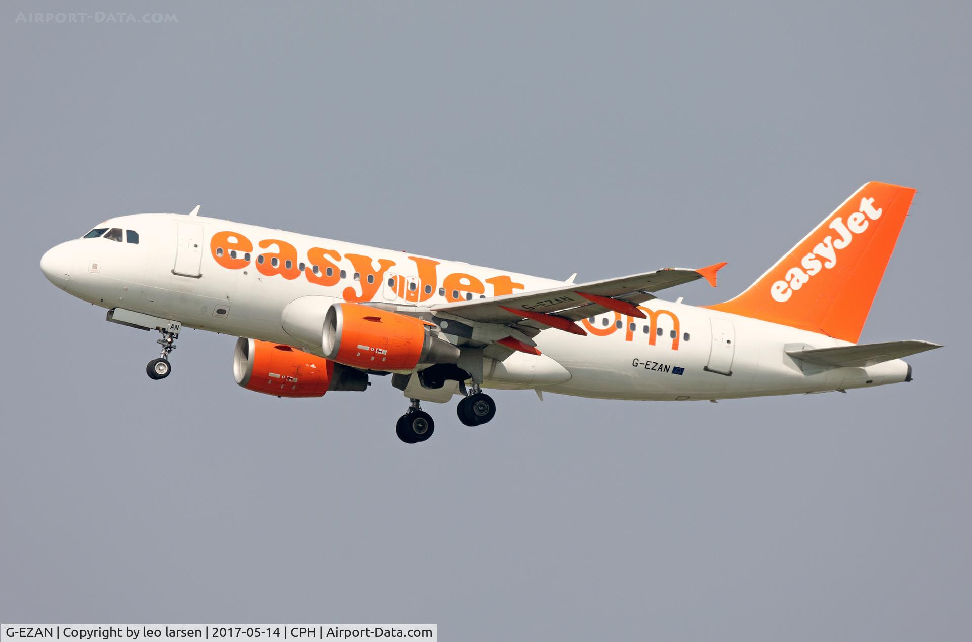 G-EZAN, 2006 Airbus A319-111 C/N 2765, Copenhagen 124.5.2017