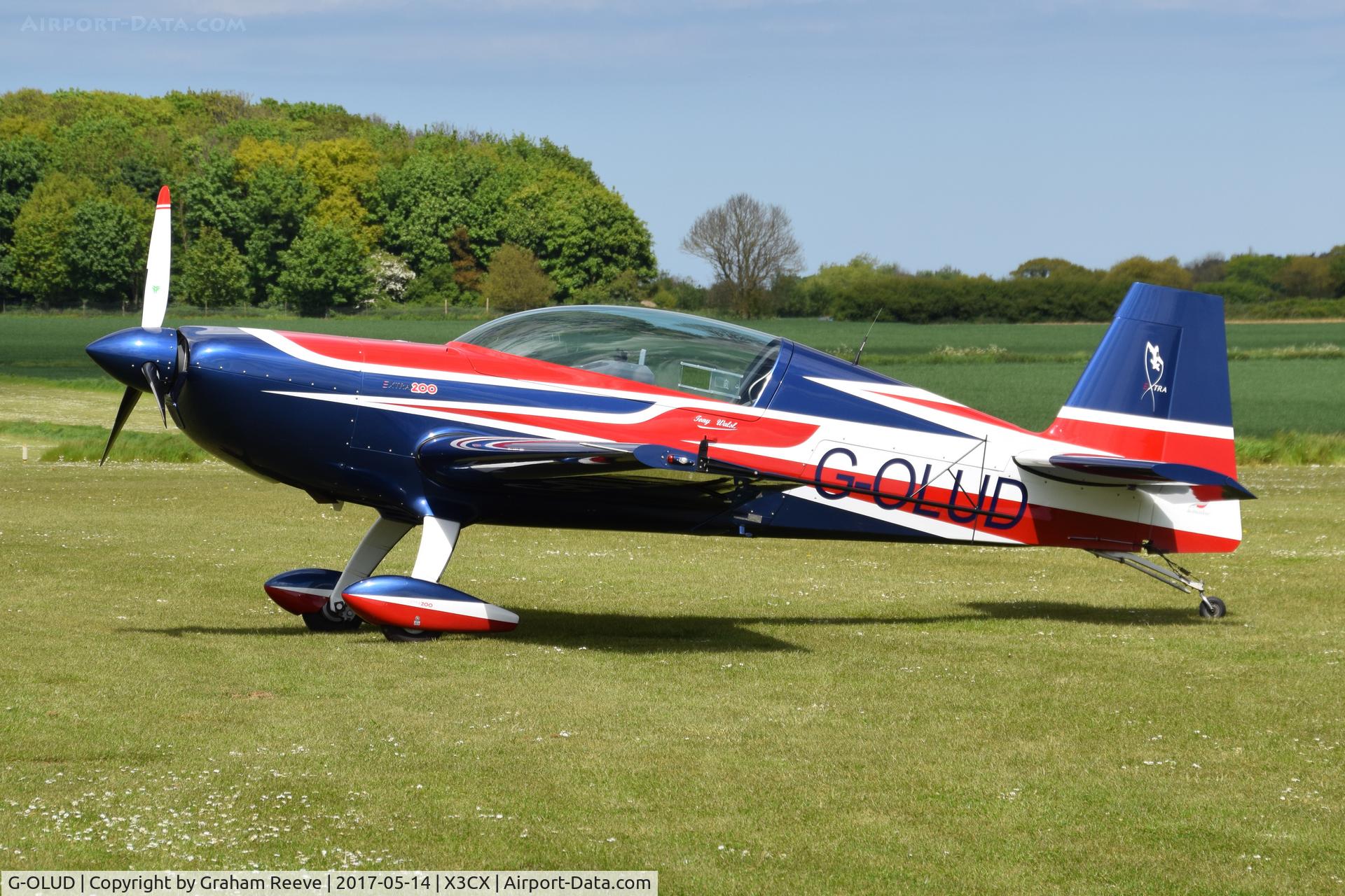 G-OLUD, 2012 Extra EA-300 C/N 1044, Parked at Northrepps.