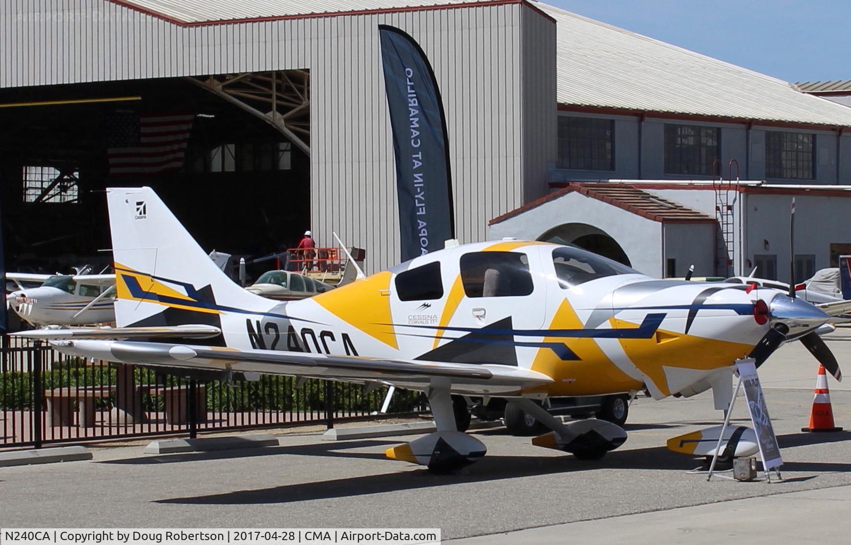 N240CA, Cessna LC41-550FG C/N 411159, 2010 Cessna LC41-550FG CORVALIS, Continental TSIO-550C 300 Hp, at AOPA FLY-IN