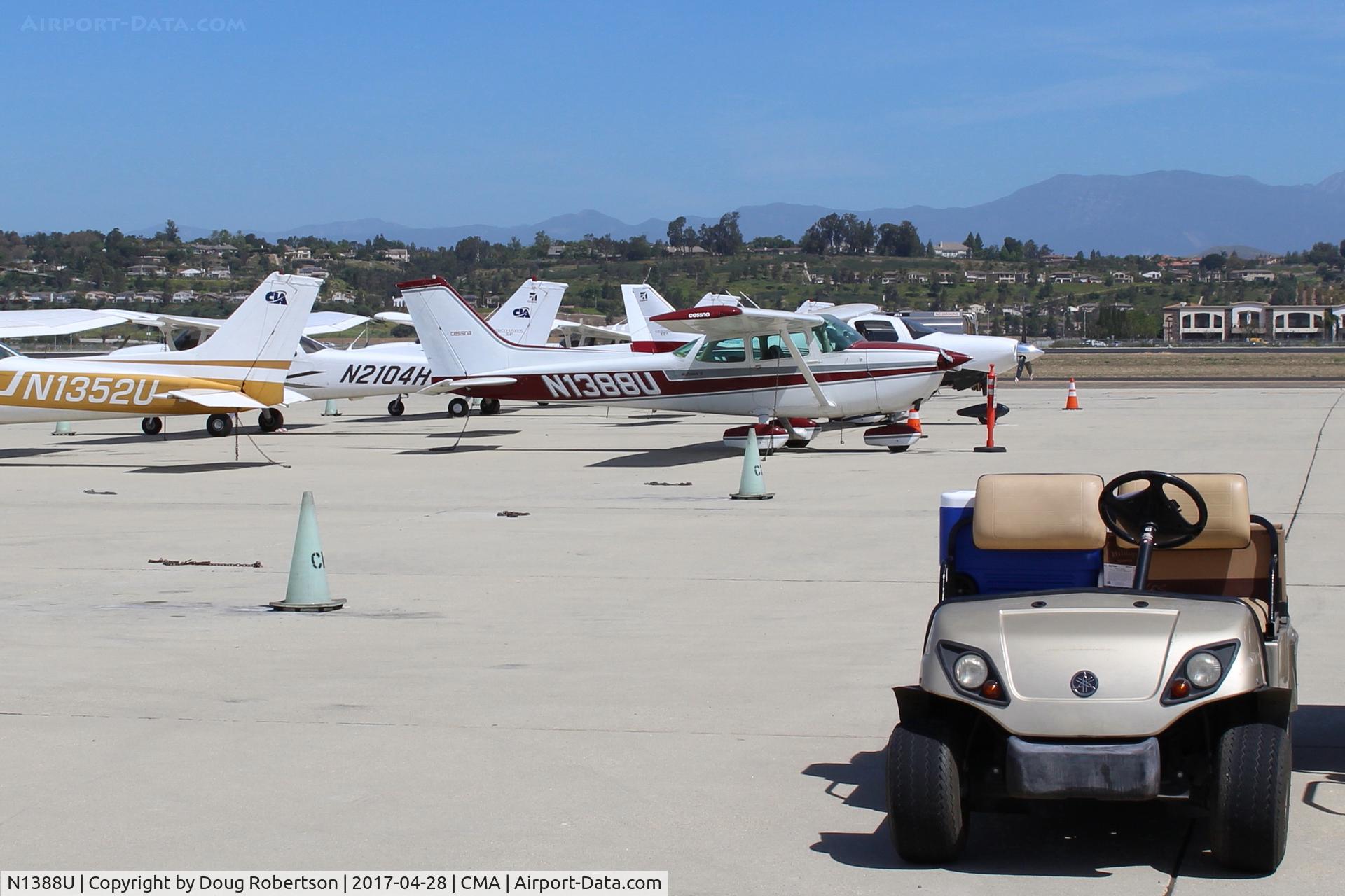 N1388U, 1976 Cessna 172M C/N 17267059, 1976 Cessna 172M SKYHAWK, Lycoming O-320-E2D 150 Hp. At AOPA FLY-IN.
