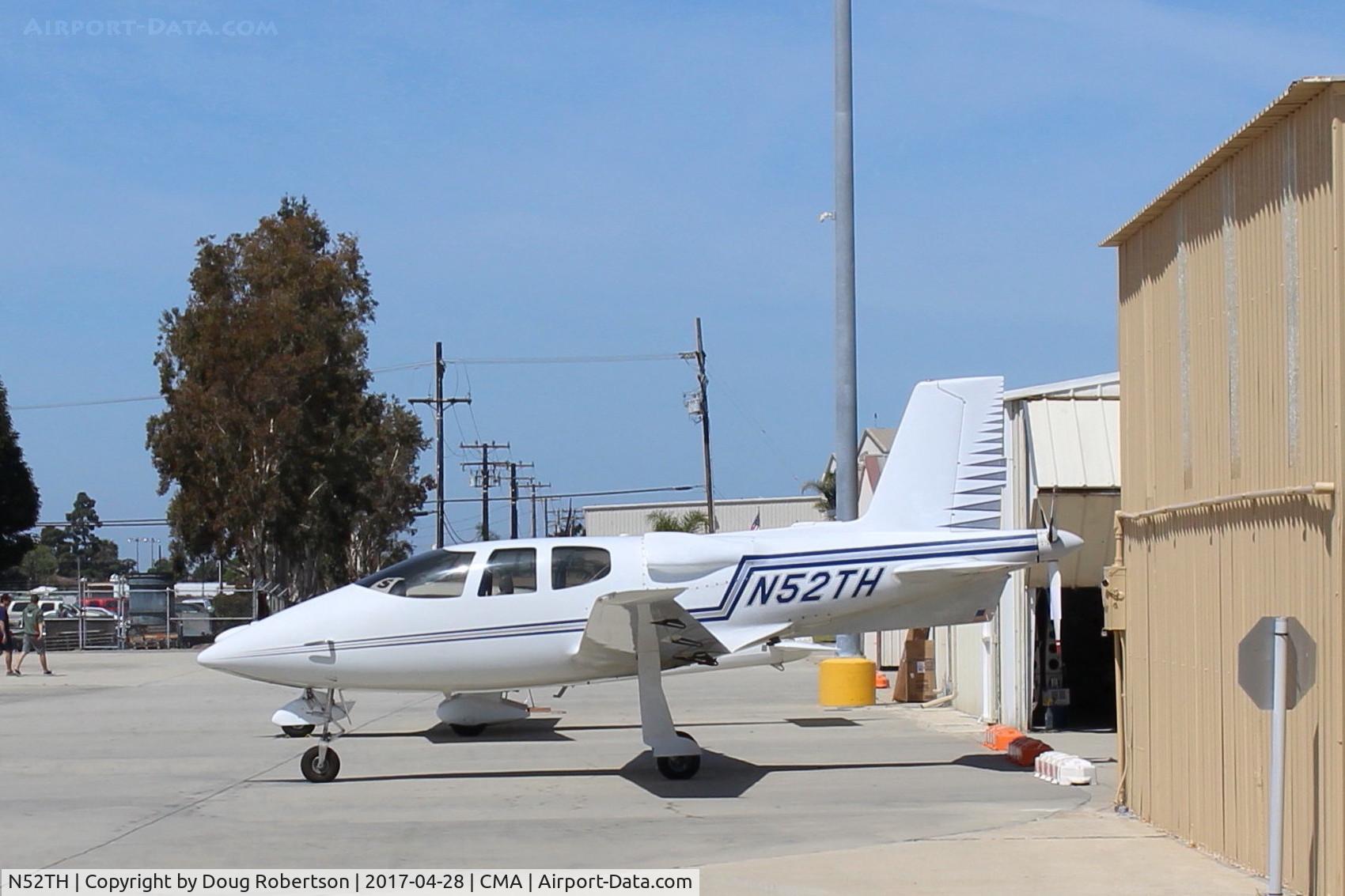 N52TH, 1999 Cirrus VK-30 C/N 143, 1999 Hastings Cirrus Design VK-30, Viken-Klapmeier design forerunner of Cirrus. Cont. IO-550 300 Hp pusher. 34 kits sold, this is first one completed after 9 year build. Ten are flying. Gear retracts. Interior is deluxe. At AOPA FLY-In.