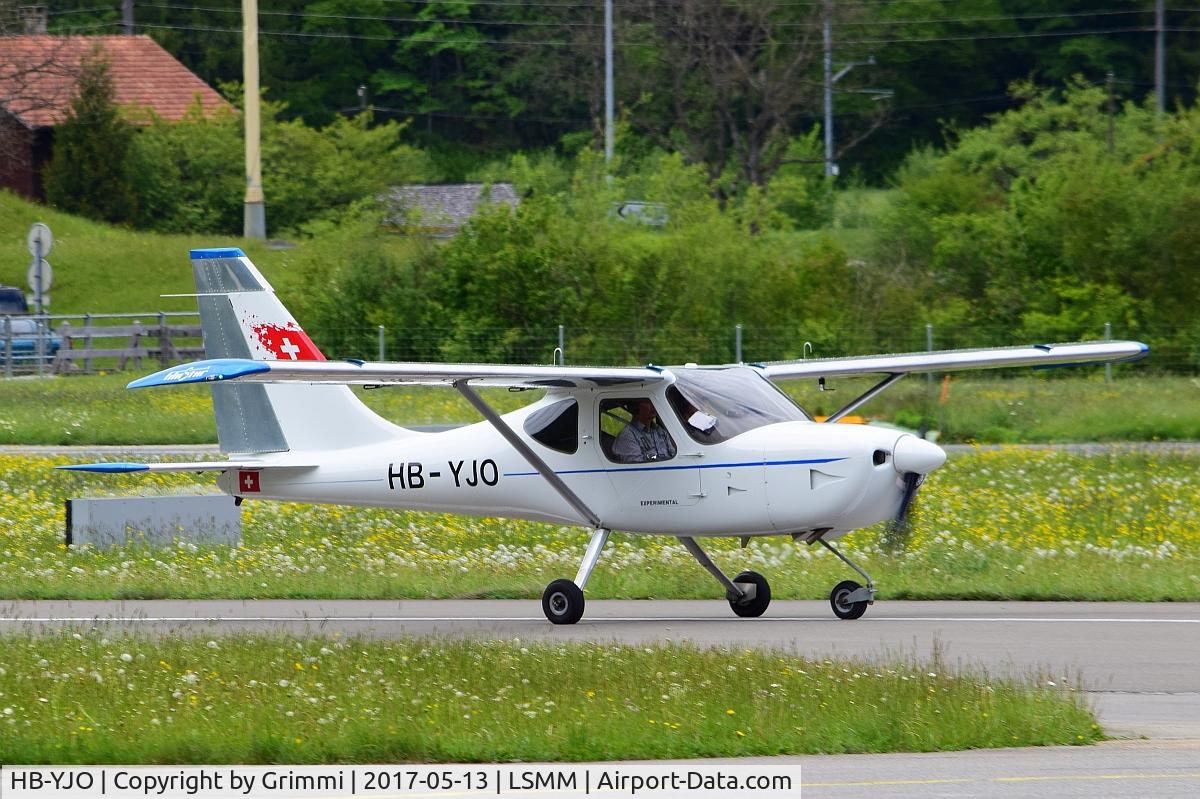 HB-YJO, 2002 Stoddard-Hamilton GlaStar GS-1 C/N 5561, This year's Nostalgieflugtag saw many aircrafts arriving for the ILS Sternflug 2017 on the normally military used airfield of Meiringen LSMM