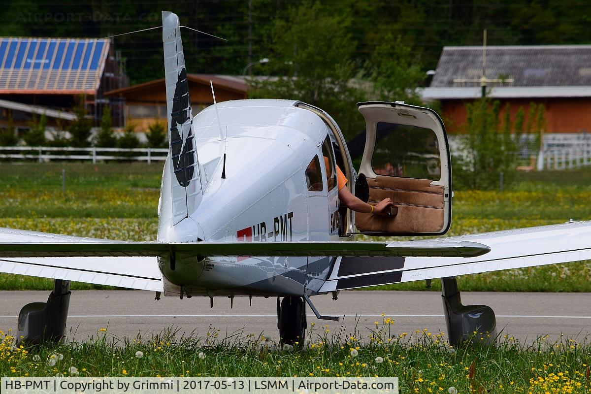 HB-PMT, 1989 Piper PA-28-181 Archer II C/N 2890151, This year's Nostalgieflugtag saw many aircrafts arriving for the ILS Sternflug 2017 on the normally military used airfield of Meiringen LSMM