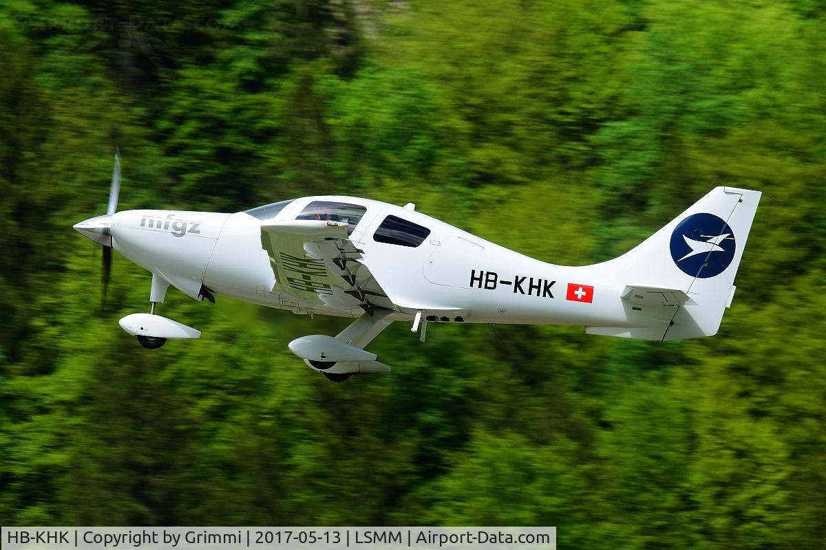 HB-KHK, 2007 Columbia Aircraft Mfg LC-41-550FG Columbia 400 C/N 41780, This year's Nostalgieflugtag saw many aircrafts arriving for the ILS Sternflug 2017 on the normally military used airfield of Meiringen LSMM. former N466M