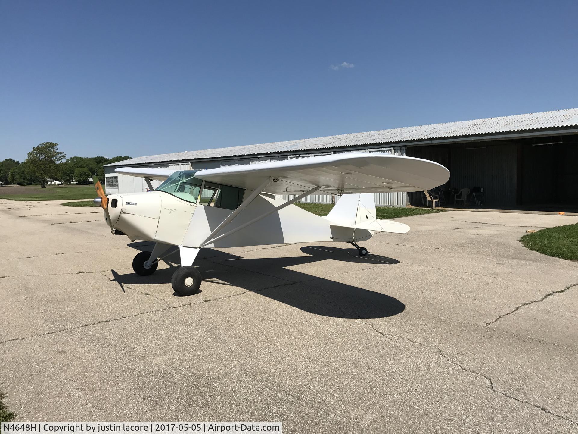 N4648H, 1948 Piper PA-15 Vagabond C/N 15-364, piper vagabond