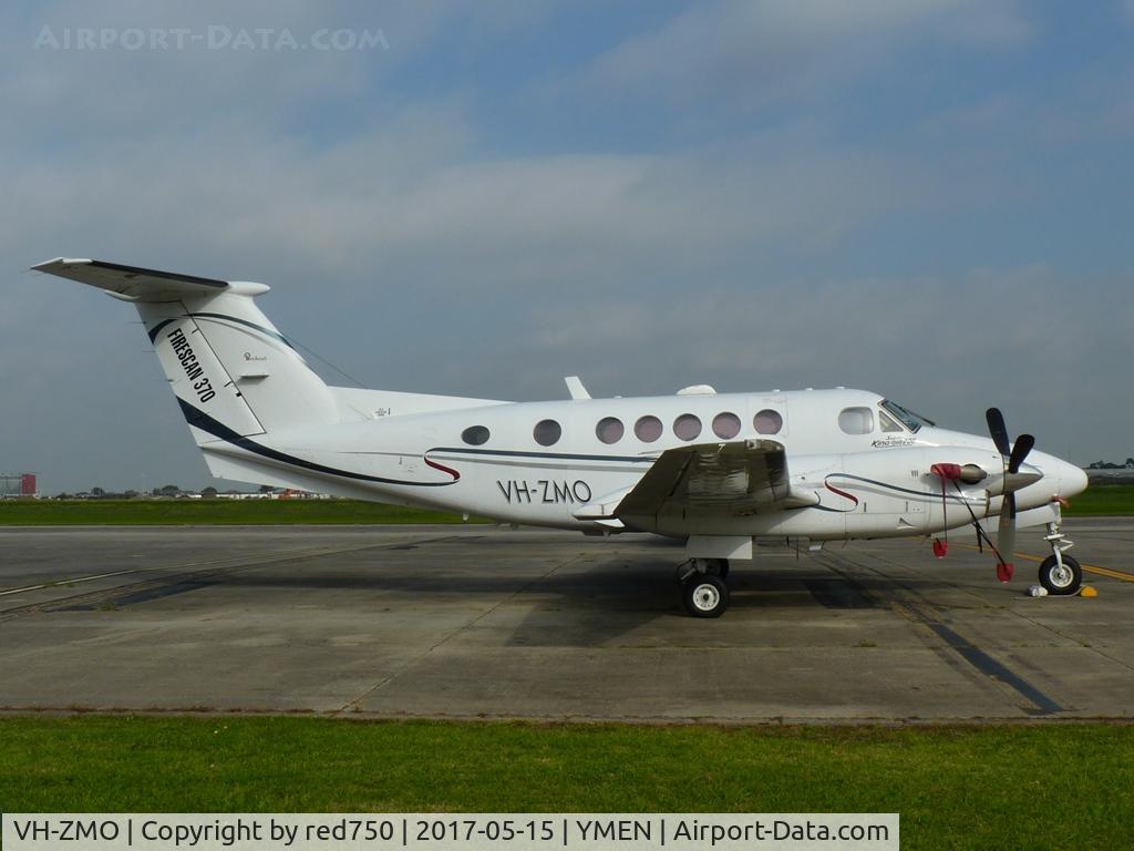 VH-ZMO, Beech B200 King Air C/N BB-470, VH-ZMO at Essendon May 15 2017