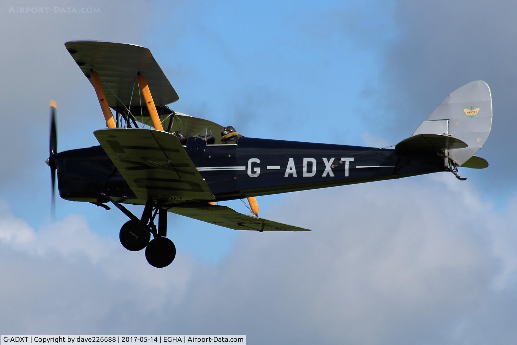 G-ADXT, 1935 De Havilland DH-82A Tiger Moth II C/N 3436, G ADXT busy doing pleasure flights at Compton Abbas