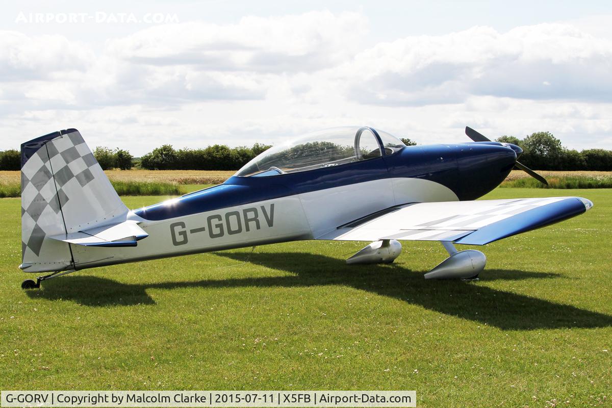 G-GORV, 2013 Vans RV-8 C/N LAA 303-14847, Vans RV-8 at Fishburn Airfield. July 11th 2015.