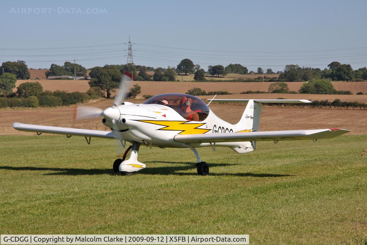 G-CDGG, 2004 Dyn'Aero MCR-01 Club C/N PFA 301A-14267, Dyn-Aero MCR-01 Banbi Club at Fishburn Airfield UK. September 12th 2009.