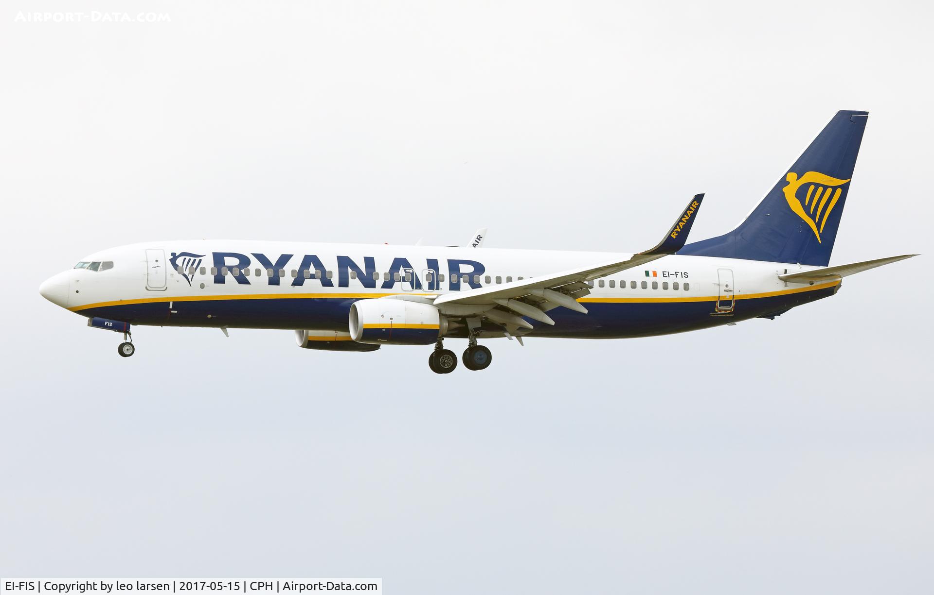 EI-FIS, 2015 Boeing 737-8AS C/N 44704, Copenhagen 15.5.2017