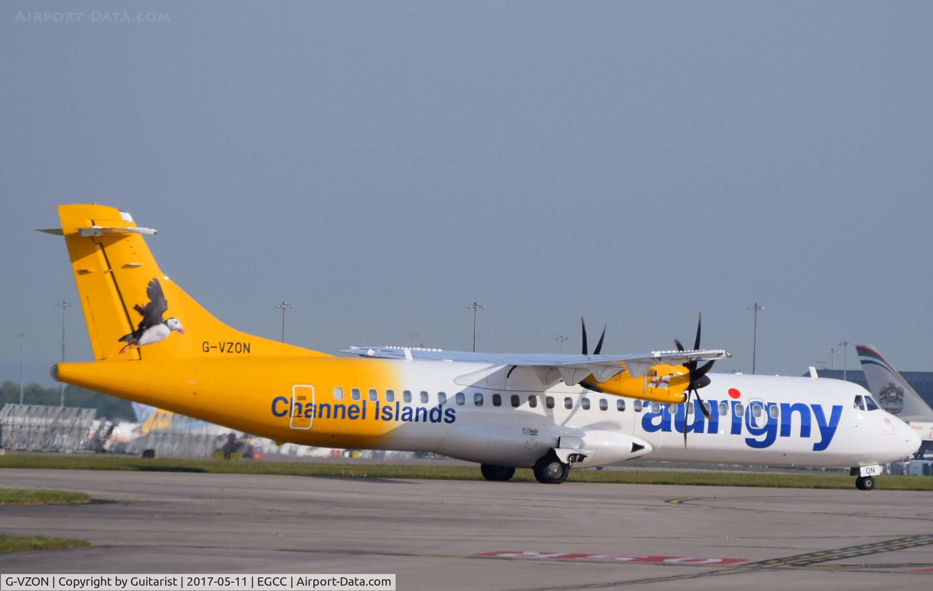 G-VZON, 2009 ATR 72-212A C/N 853, At Manchester