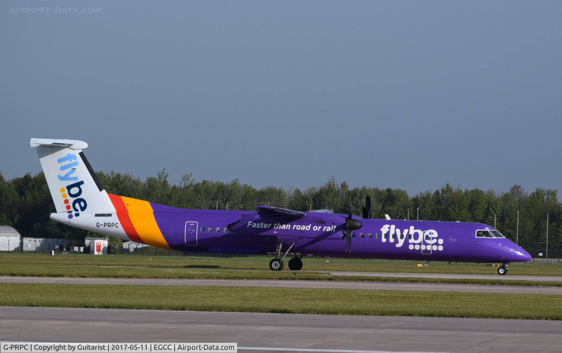 G-PRPC, 2010 Bombardier DHC-8-402 Dash 8 C/N 4338, At Manchester