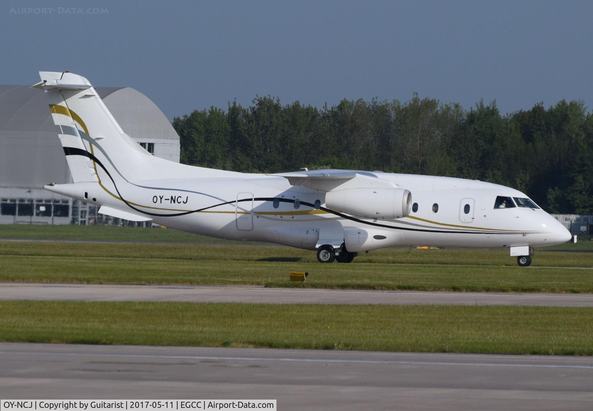 OY-NCJ, 2001 Fairchild Dornier 328-300 328JET C/N 3186, At Manchester