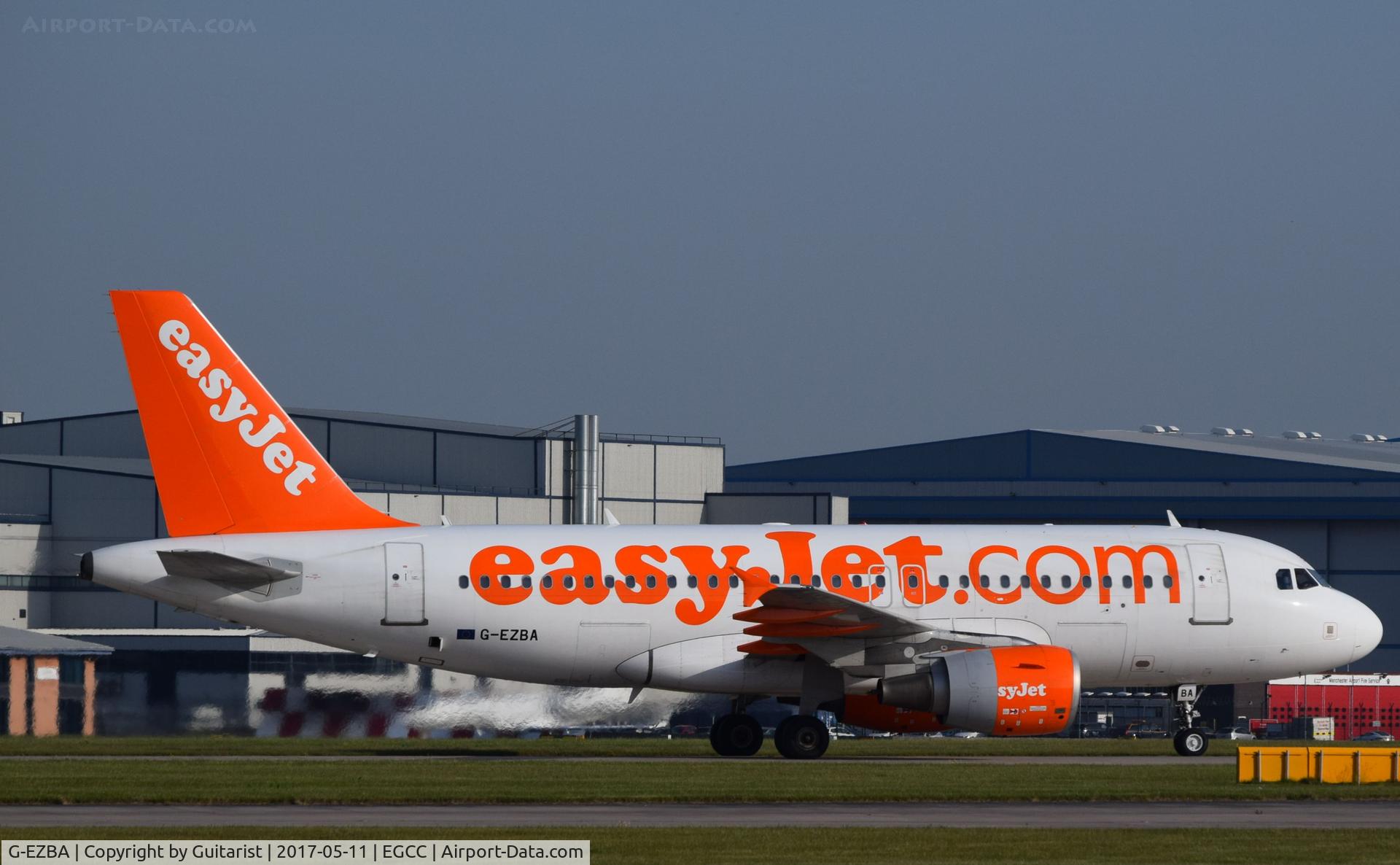 G-EZBA, 2006 Airbus A319-111 C/N 2860, At Manchester