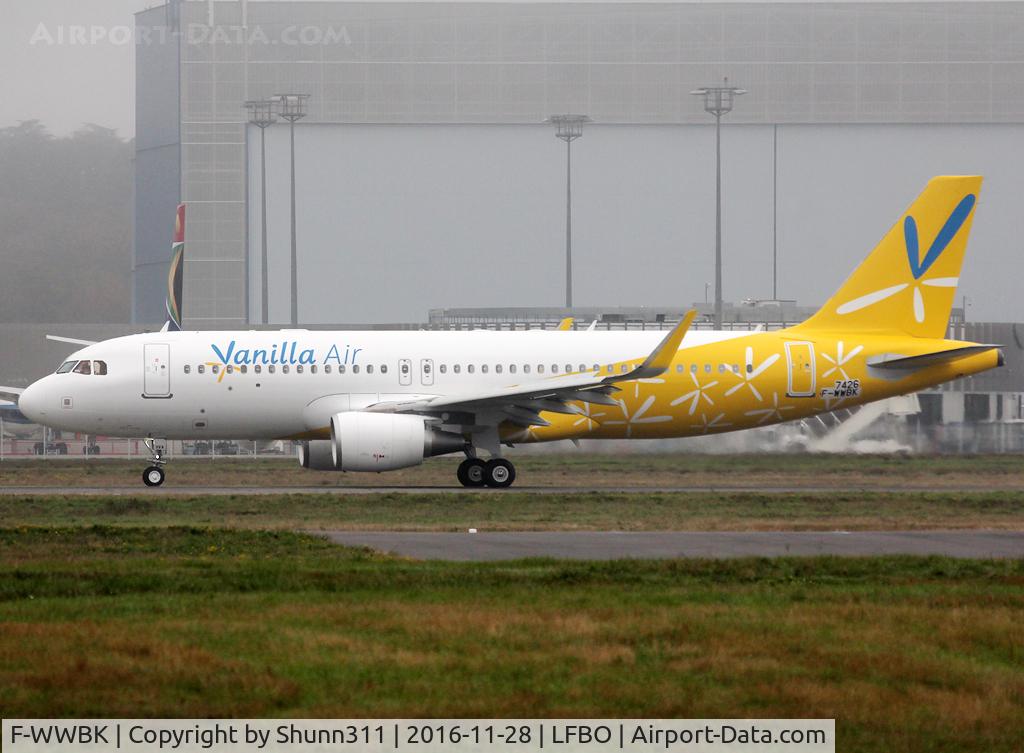 F-WWBK, 2016 Airbus A320-214 C/N 7426, C/n 7426 - To be JA11VA