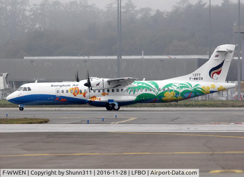 F-WWEN, 2016 ATR 72-600 (72-212A) C/N 1377, C/n 1377 - To be HS-PZH
