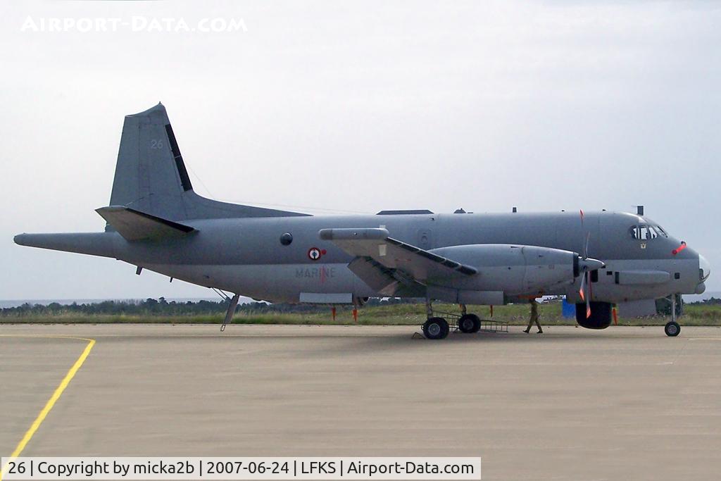 26, Dassault ATL-2 Atlantique 2 C/N 26, Parked
