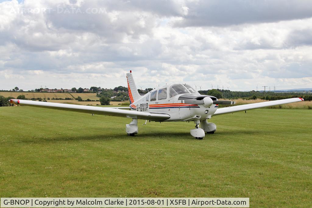 G-BNOP, 1987 Piper PA-28-161 Cherokee Warrior II C/N 2816027, Piper PA-28-161 Warrior ll at Fishburn Airfield August 1st 2015.