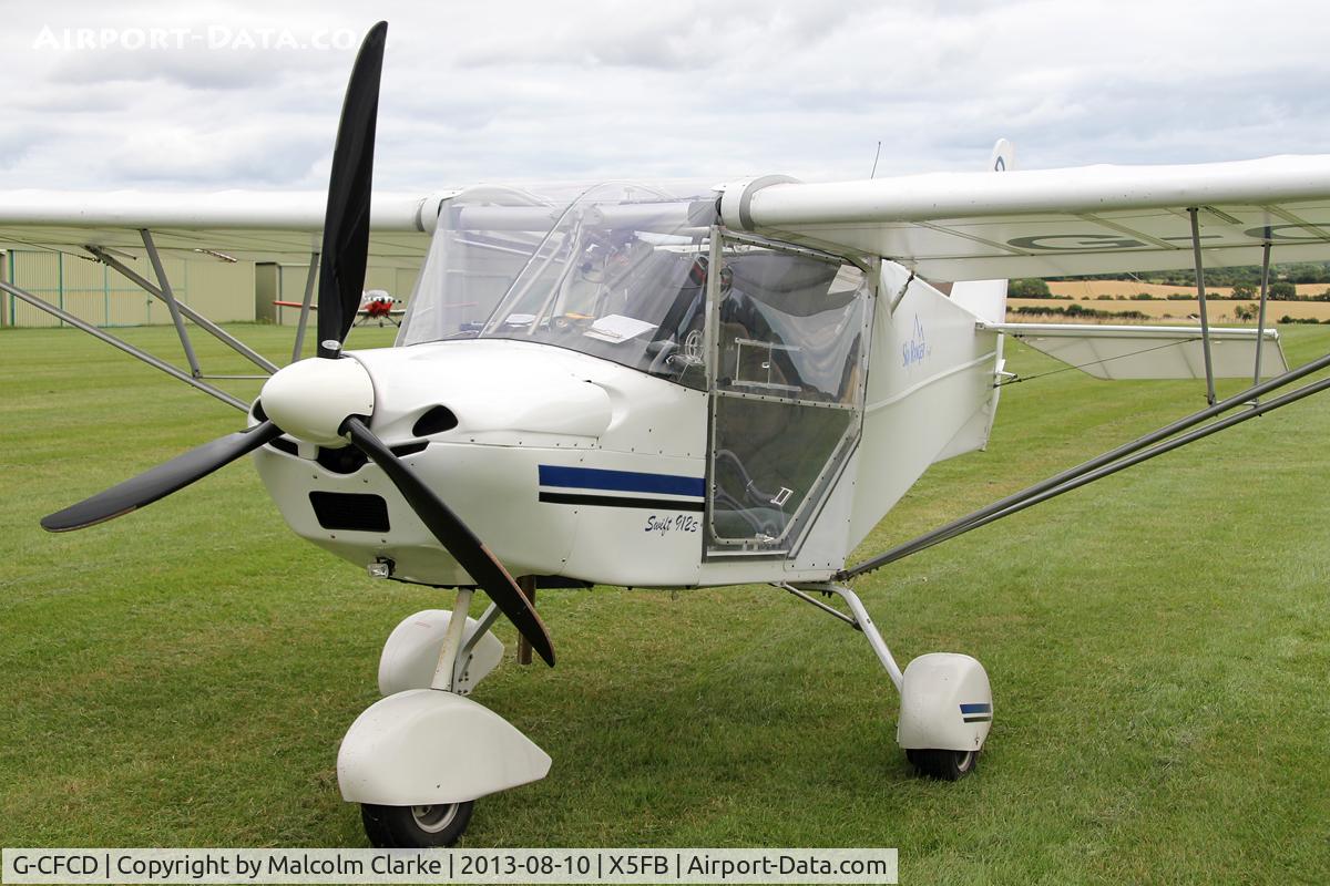 G-CFCD, 2007 Skyranger Swift 912S(1) C/N BMAA/HB/554, Skyranger Swift 912S(1) at Fishburn Airfield. August 10th 2013.