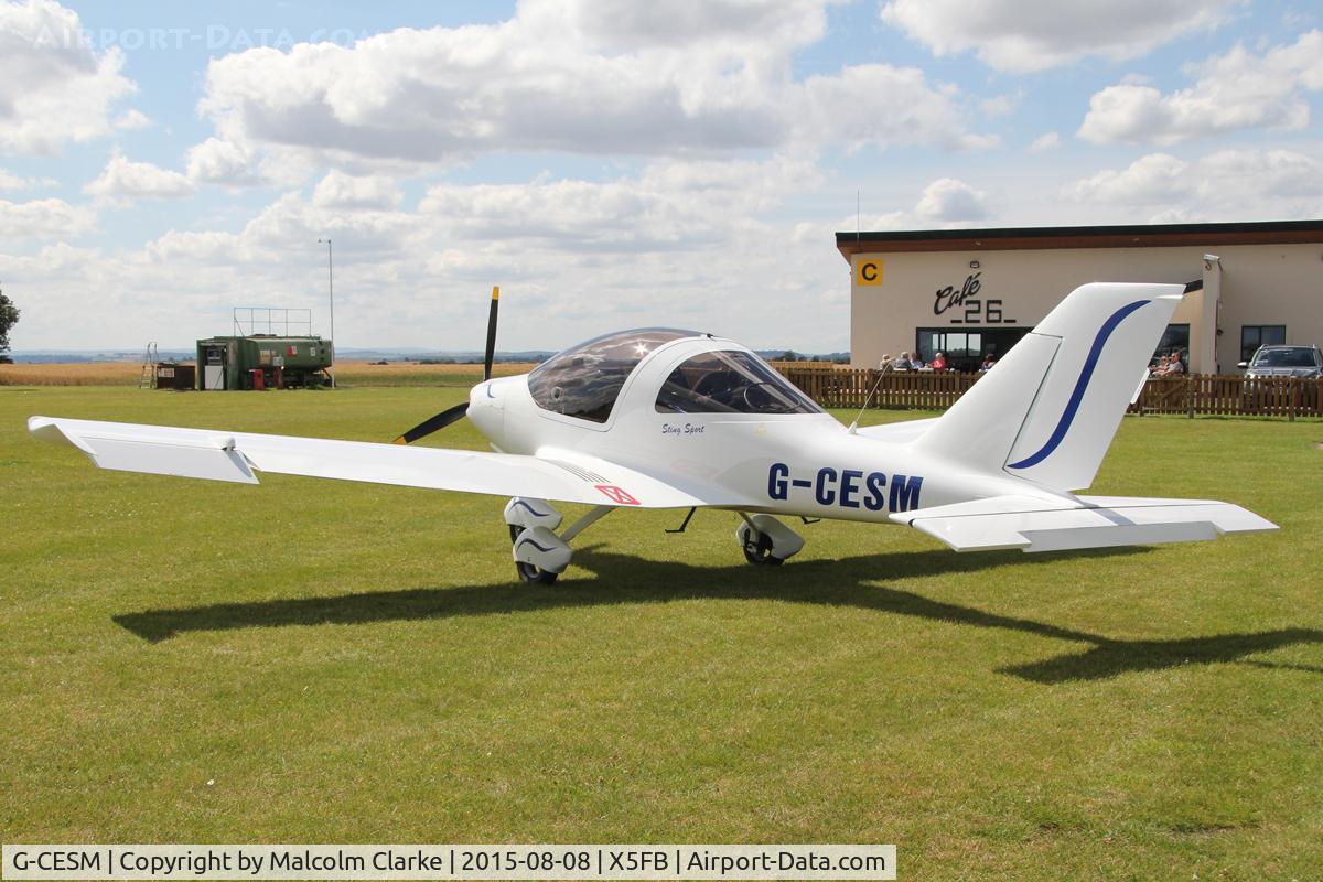 G-CESM, 2011 TL Ultralight TL-2000 Sting Sport C/N LAA 347-14801, TL Ultralight TL-2000 Sting Sport at Fishburn Airfield UK. August 8th 2015.