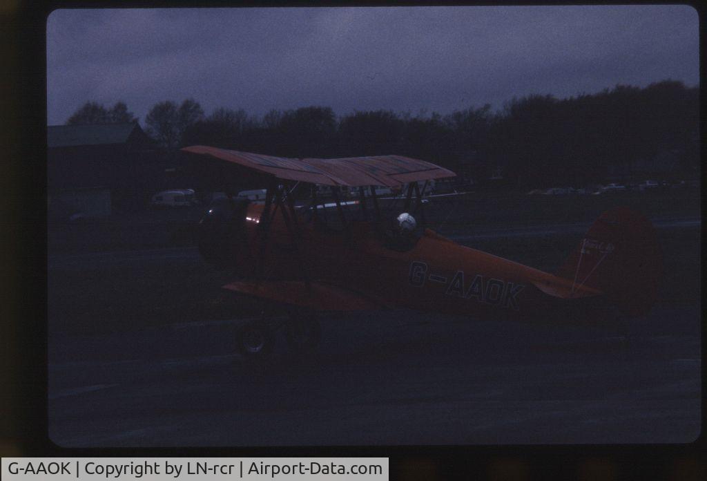 G-AAOK, 1929 Curtiss-Wright Travel Air 12Q C/N 2026, Biggin Hill 1983