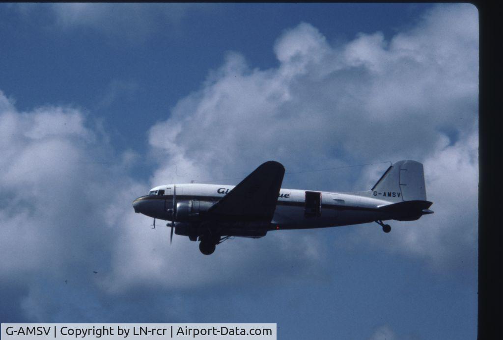 G-AMSV, 1944 Douglas DC-3A-467 (C-47B) C/N 16072, Biggin Hill 1983