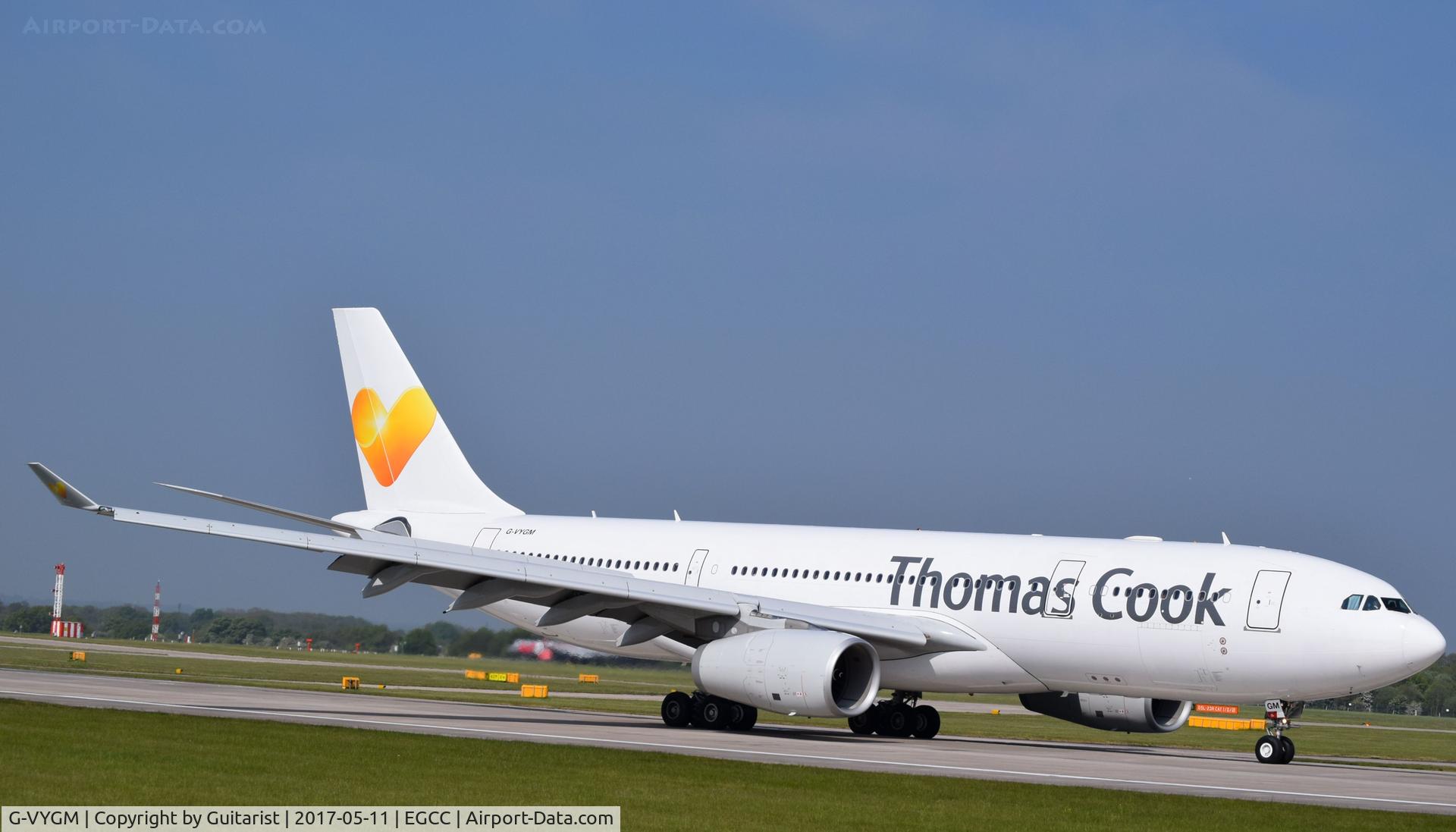 G-VYGM, 2015 Airbus A330-243 C/N 1601, At Manchester