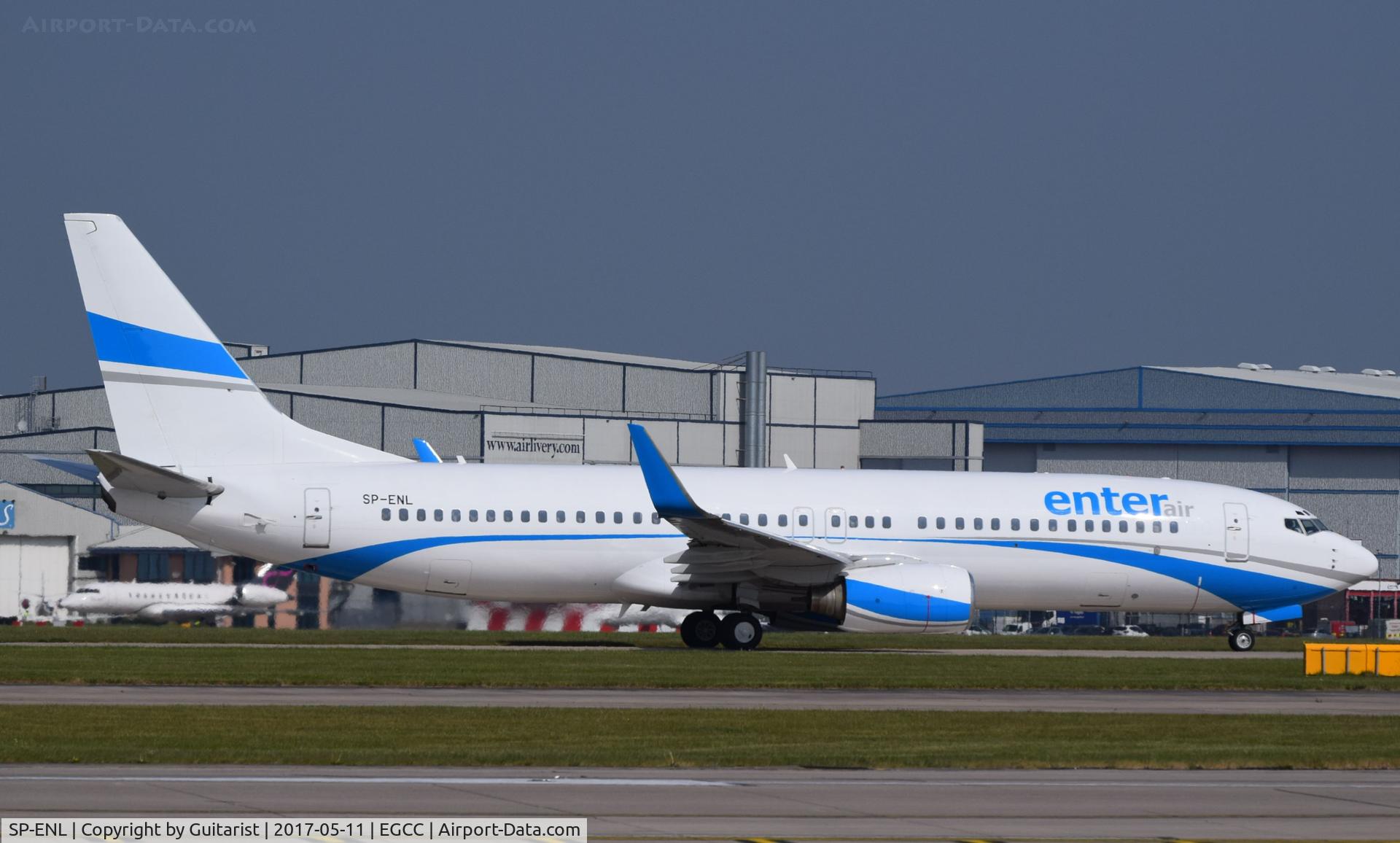 SP-ENL, 2002 Boeing 737-8CX C/N 32366, At Manchester