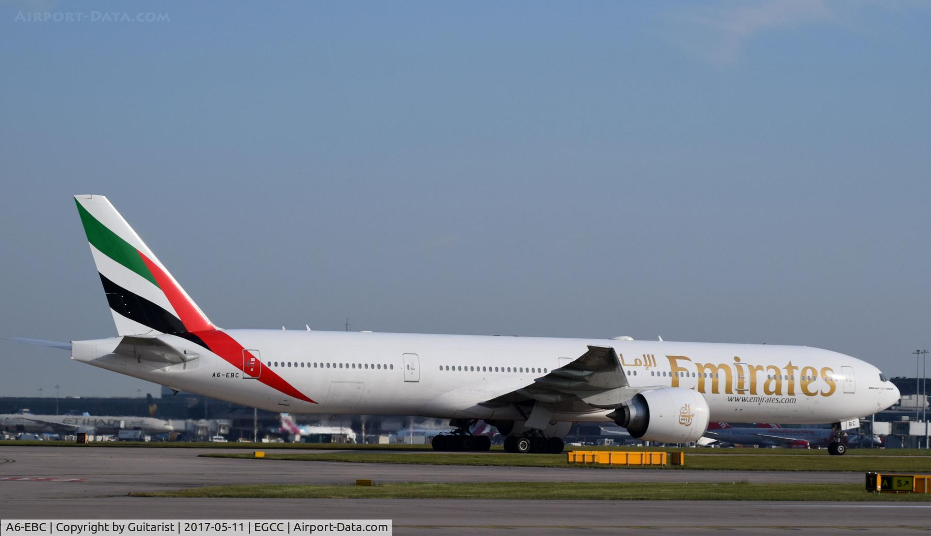 A6-EBC, 2005 Boeing 777-36N/ER C/N 32790, At Manchester