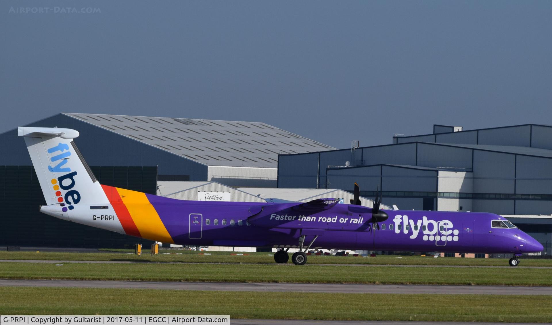 G-PRPI, 2008 Bombardier DHC-8-402 Dash 8 C/N 4204, At Manchester