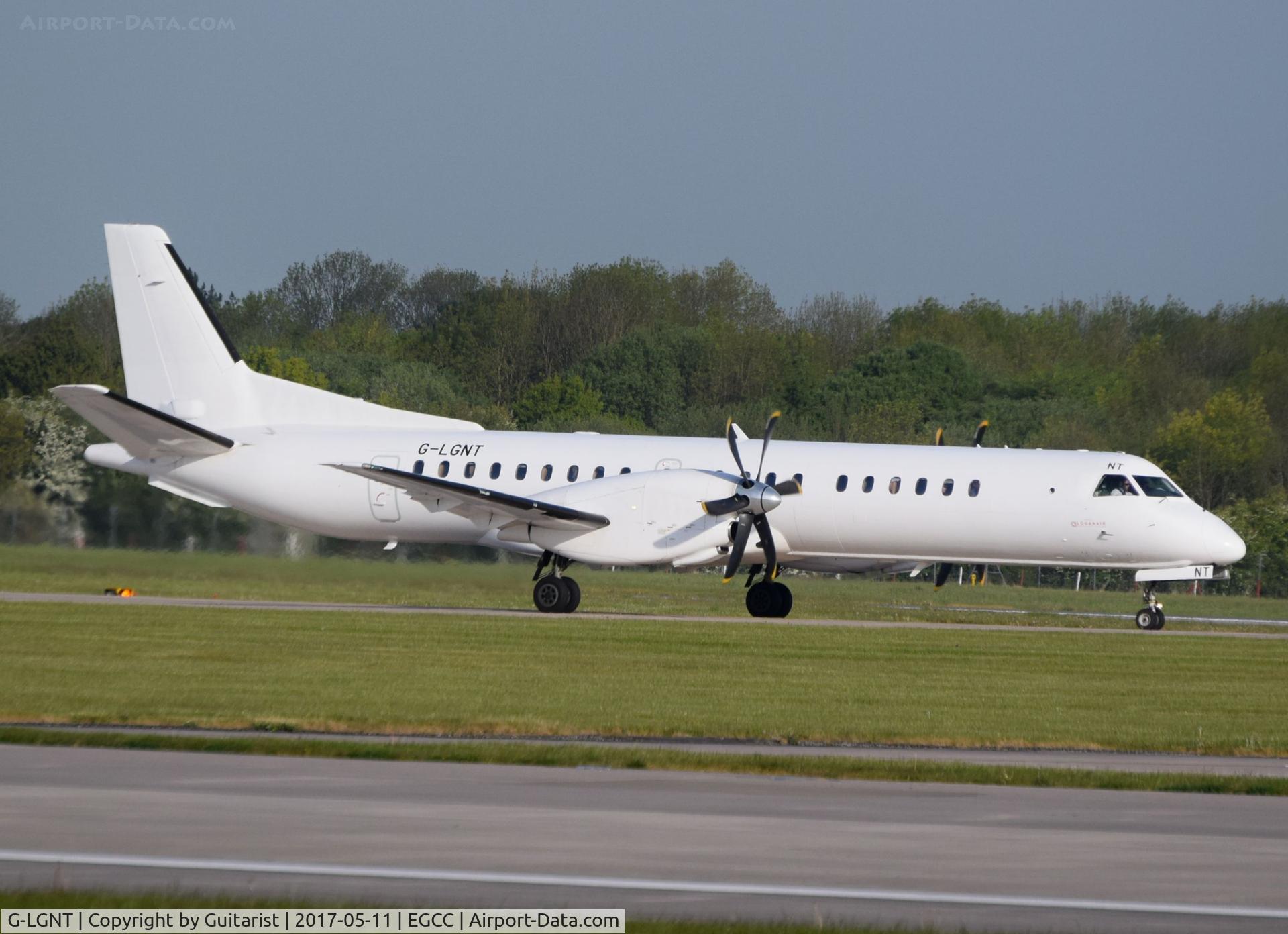 G-LGNT, 1996 Saab 2000 C/N 2000-039, At Manchester