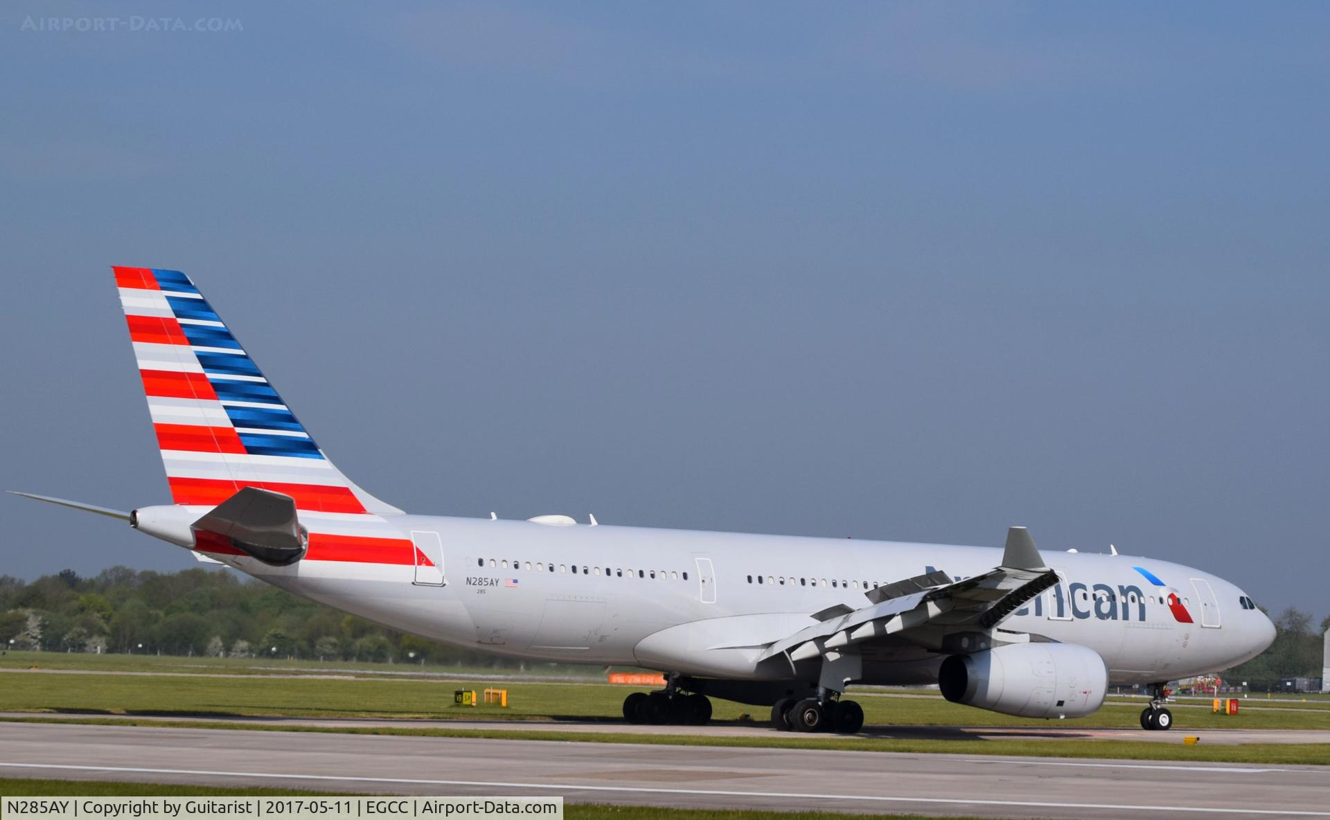 N285AY, 2010 Airbus A330-243 C/N 1100, At Manchester
