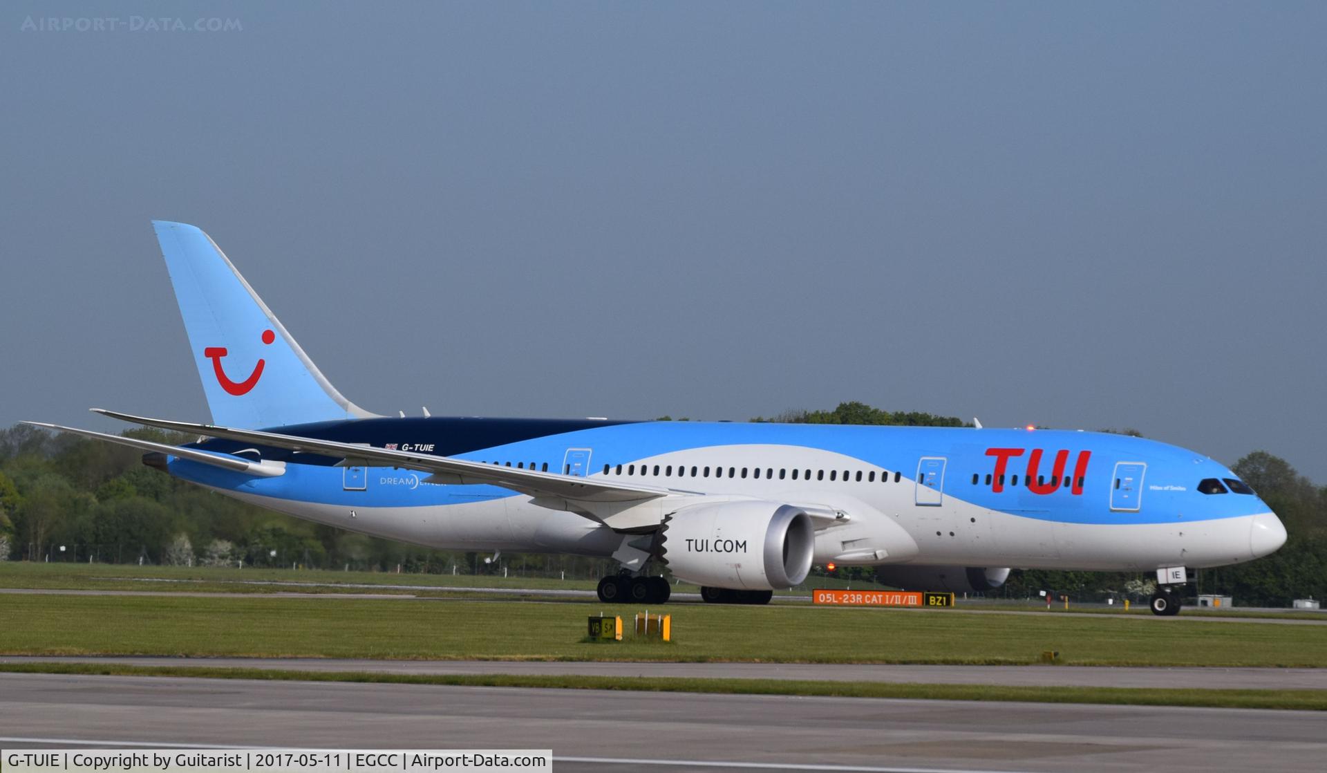 G-TUIE, 2014 Boeing 787-8 Dreamliner C/N 37227, At Manchester