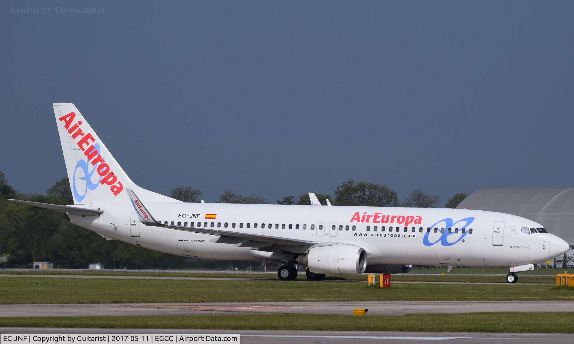 EC-JNF, 2006 Boeing 737-85P C/N 33977, At Manchester